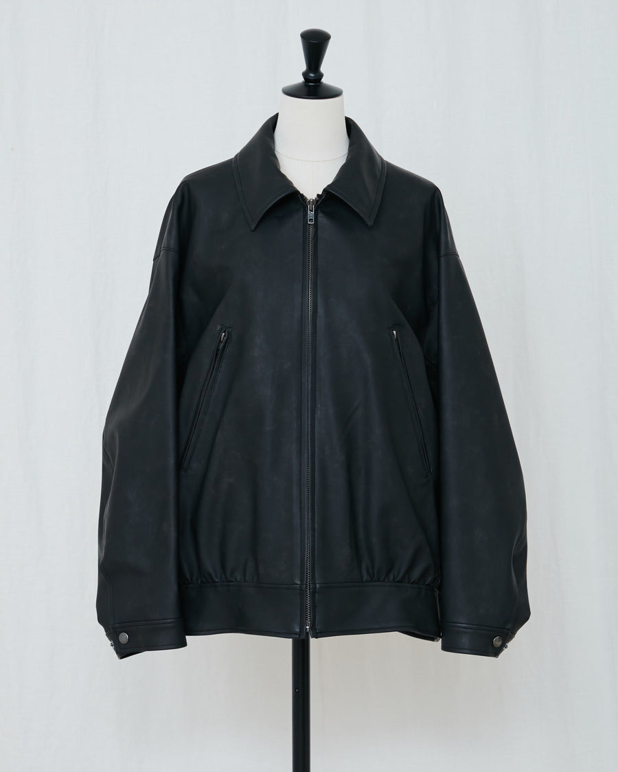 LEATHER BLOUSON