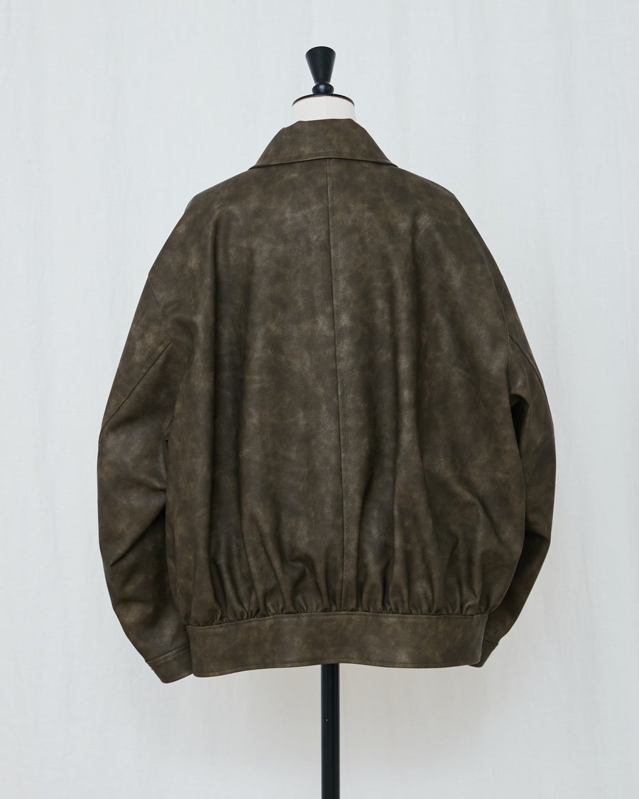 LEATHER BLOUSON