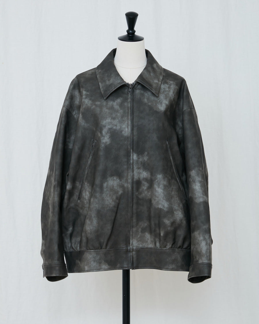 LEATHER BLOUSON